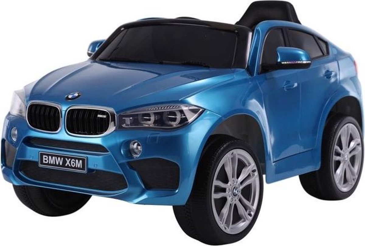 BMW X6M, Rubberen banden, Leder zitje, Kinder Accu Auto | Elektrische Kinderauto | met Afstandsbediening